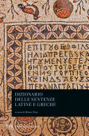 Copertina di Dizionario delle sentenze latine e greche