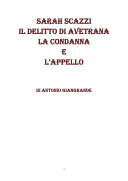 Copertina di IL DELITTO DI AVETRANA. SARAH SCAZZI. LA CONDANNA E L'APPELLO