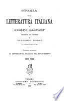 Copertina di Storia de la letteratura italiana di Adolfo Gaspary