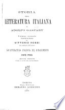 Copertina di Storia della letteratura italiana