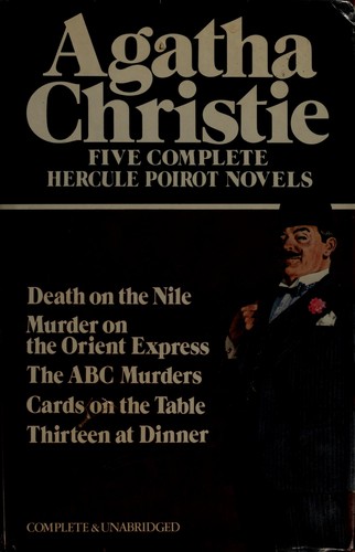Copertina di Five Complete Hercule Poirot Novels (A.B.C. Murders / Cards on the Table / Death on the Nile / Murder on the Orient Express / Thirteen at Dinner)