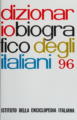 Copertina di Dizionario biografico degli Italiani