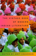Copertina di The Vintage Book of Modern Indian Literature