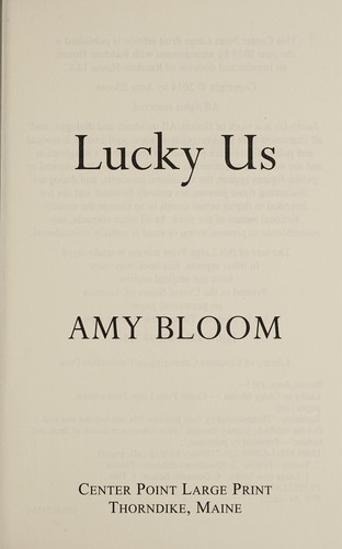 Copertina di Lucky us