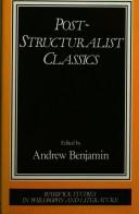 Copertina di Post-Structuralist Classics