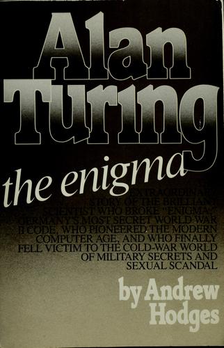 Copertina di Alan Turing