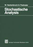Copertina di Stochastische Analysis