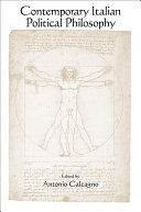Copertina di Contemporary Italian Political Philosophy