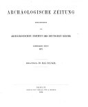 Copertina di Archäologische Zeitung