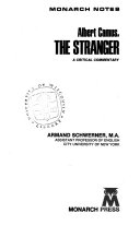 Copertina di Albert Camus' The Stranger