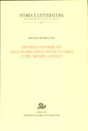 Copertina di Ottavo contributo alla storia degli studi classici e del mondo antico