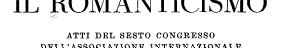 Copertina di Il romanticismo