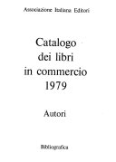 Copertina di Catalogo dei libri in commercio 1979