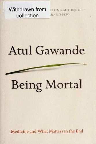 Copertina di Being Mortal
