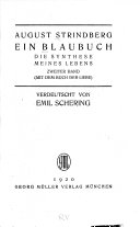 Copertina di Strindbergs Werke