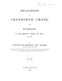 Copertina di Excavations in Cranborne Chase, near Rushmore, on the Borders of Dorset and Wilts