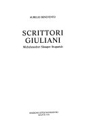 Copertina di Scrittori giuliani