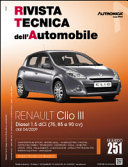 Copertina di Manuale di riparazione meccanica Renault Clio III dCi 75, 85 e 90 eco2 - RTA251