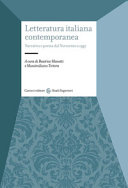 Copertina di Letteratura italiana contemporanea