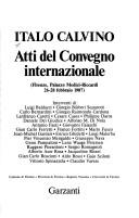 Copertina di Italo Calvino