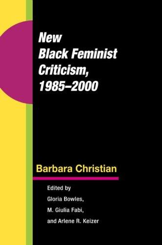 Copertina di Black feminist criticism