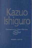 Copertina di Kazuo Ishiguro (Contemporary World Writers)