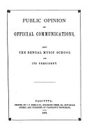 Copertina di Public Opinion and Official Communications