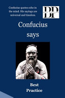 Copertina di Confucius Says