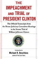 Copertina di The Impeachment and Trial of President Clinton