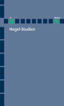 Copertina di Hegel-Studien Band 49