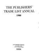 Copertina di Publishers' Trade List Annual, 1980