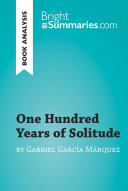 Copertina di One Hundred Years of Solitude by Gabriel García Marquez (Book Analysis)