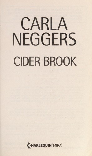Copertina di Cider Brook