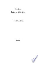 Copertina di Lettere: Lettere, 1945-1950, a cura di Italo Calvino