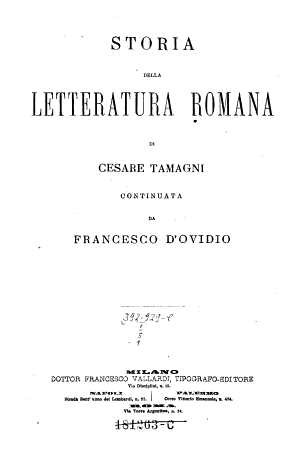 Copertina di Storia della letteratura romana