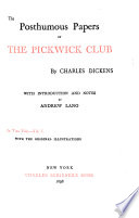 Copertina di The Works of Charles Dickens: The posthumous papers of the Pickwick Club. 2 v