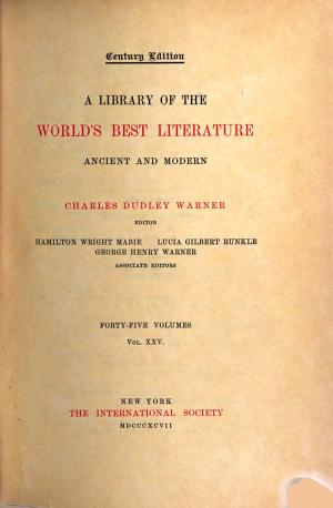 Copertina di A Library of the World's Best Literature, Ancient and Modern: A-Z
