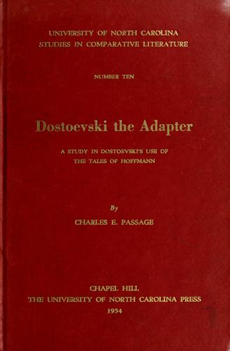 Copertina di Dostoevski the adapter