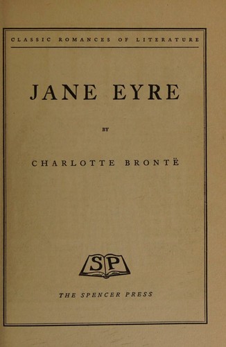 Copertina di Jane Eyre, (Classic romances of literature. [vol. II])