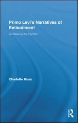 Copertina di Primo Levi's Narratives of Embodiment
