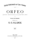 Copertina di Orfeo