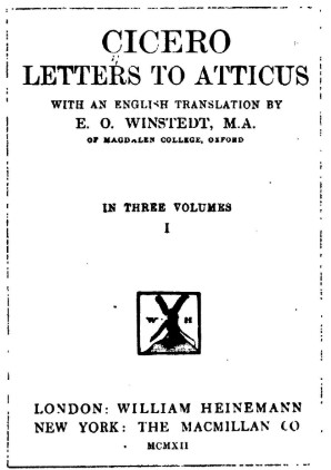 Copertina di Cicero
