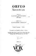 Copertina di Orfeo