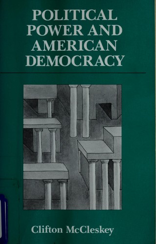 Copertina di Political power and American democracy