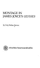 Copertina di Montage in James Joyce's Ulysses