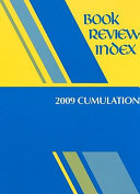Copertina di Book Review Index - 2009 Cumulation