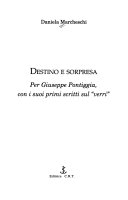 Copertina di Destino e sorpresa