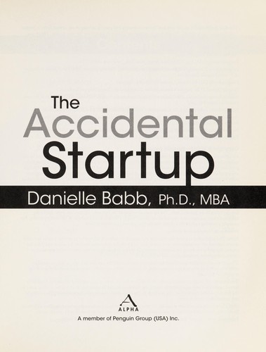 Copertina di The accidental startup