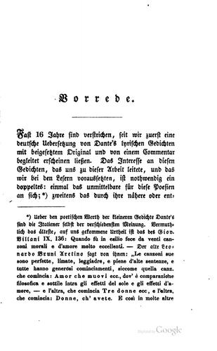 Copertina di Dante Alighieri's lyrische gedichte