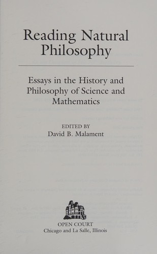 Copertina di Reading natural philosophy